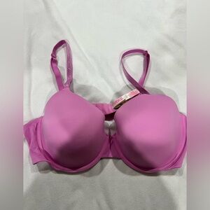 PINK VS Victoria Secret bra pink t-shirt wear everywhere lightly lined 42C